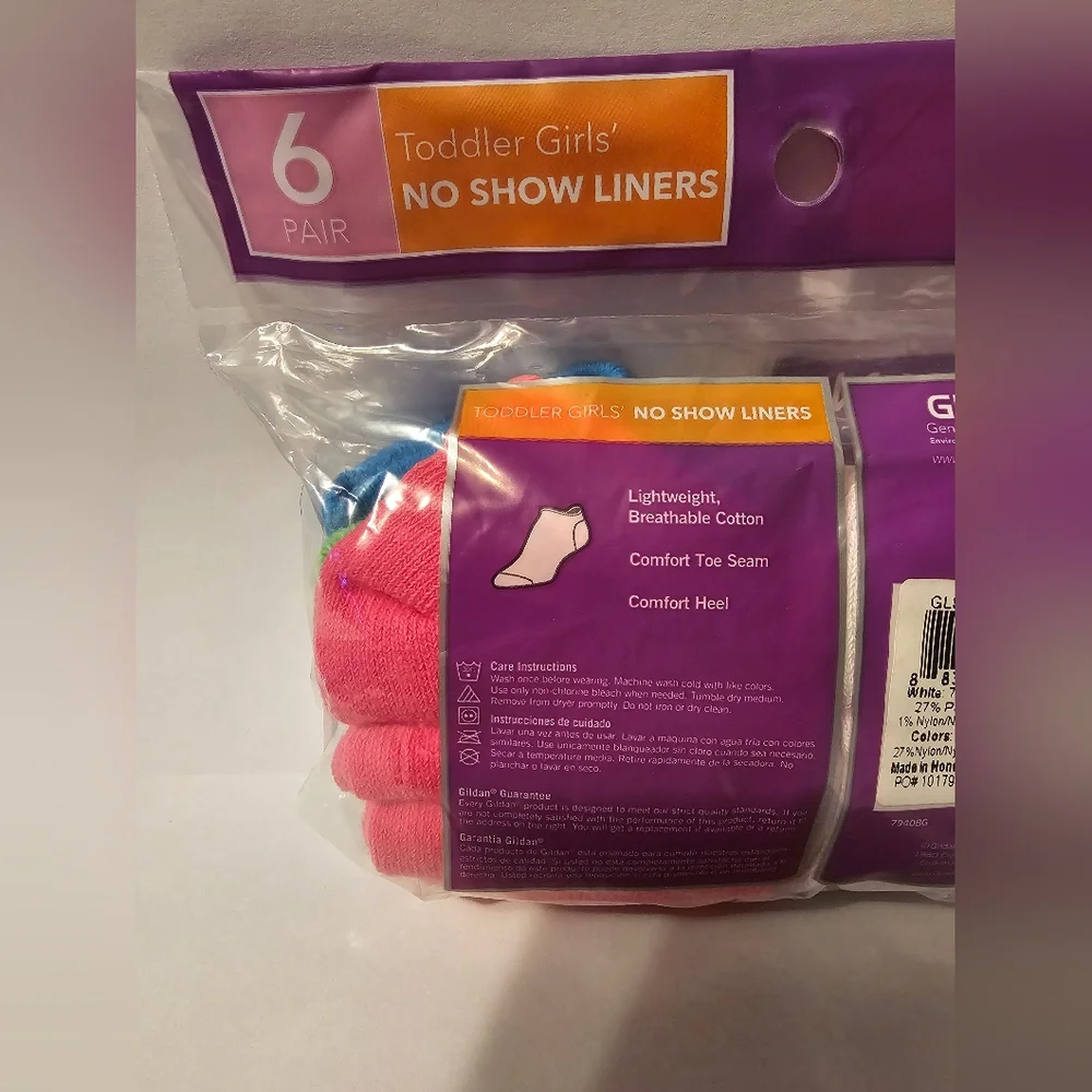 Toddler girls no show socks